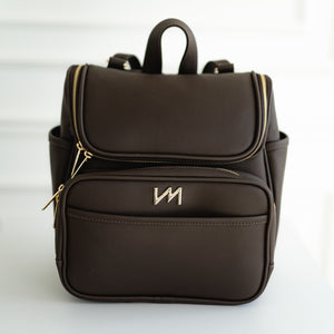 Mochila de maternidad 2 en 1 Ella Café - Entrega inmediata