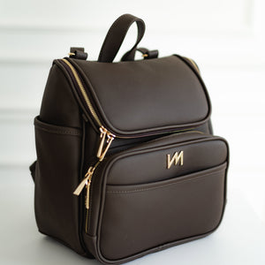 Mochila de maternidad 2 en 1 Ella Café - Entrega inmediata