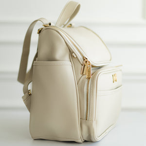 Mochila de maternidad 2 en 1 Ella Off White