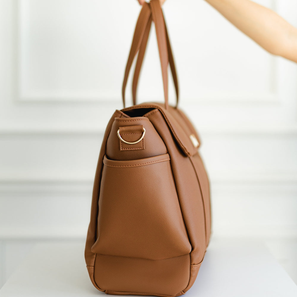 Bolsa de maternidad Cleo Ella Caramelo