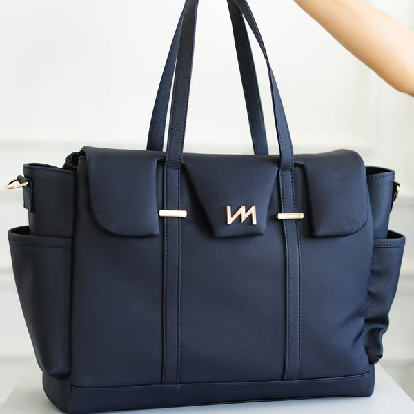 Bolso Maternal Cleo Ella Marino - Entrega Inmediata