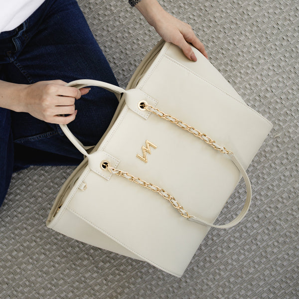 Bolsa Maternidade Cloé Ella Off White