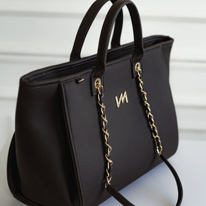 Bolso Maternal Cloé Ella Café - Entrega Inmediata