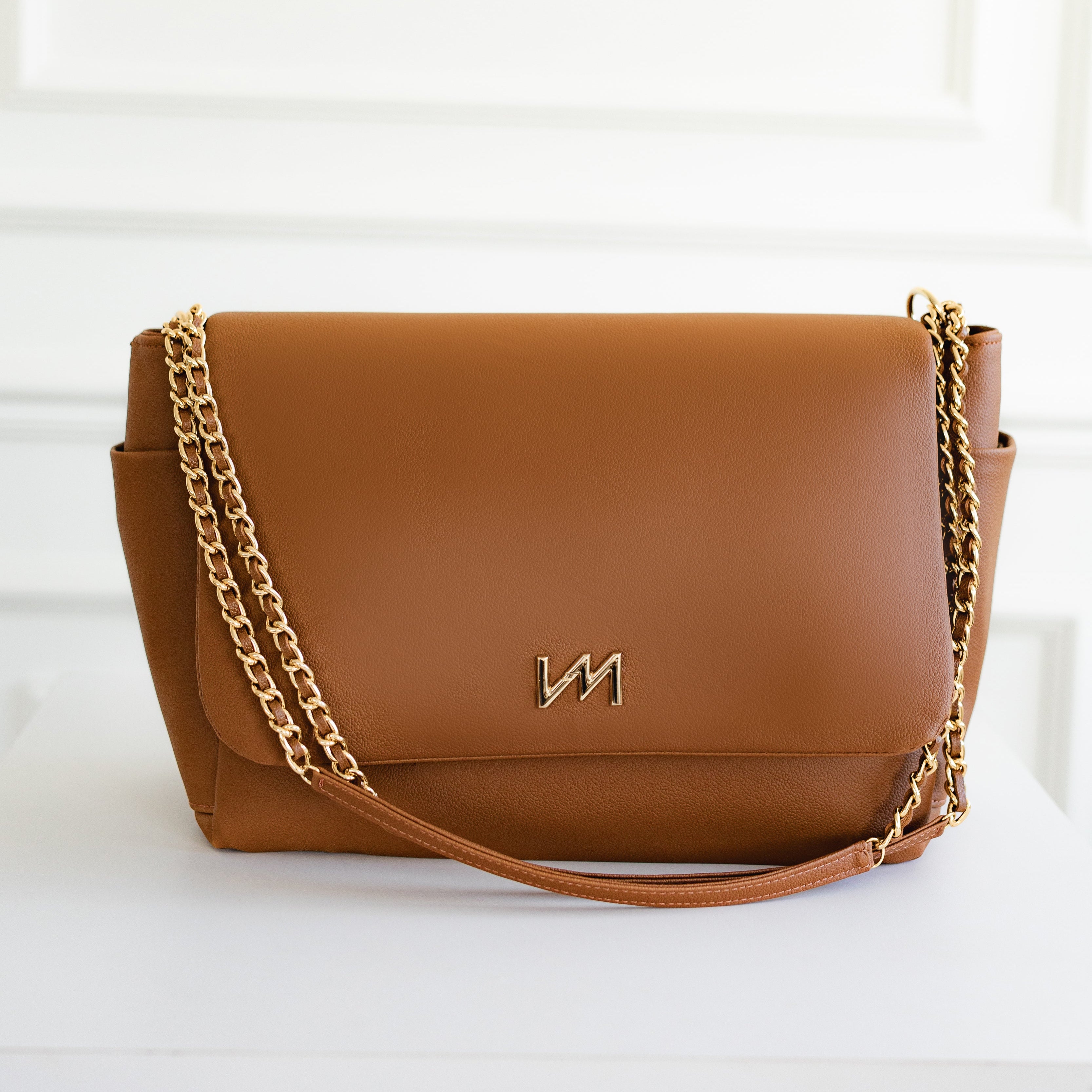 Bolso maternal Kate Ella Caramelo