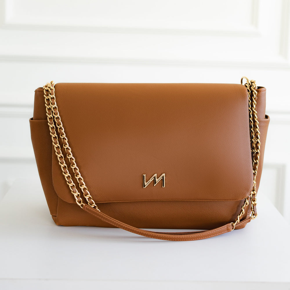 Bolso maternal Kate Ella Caramelo