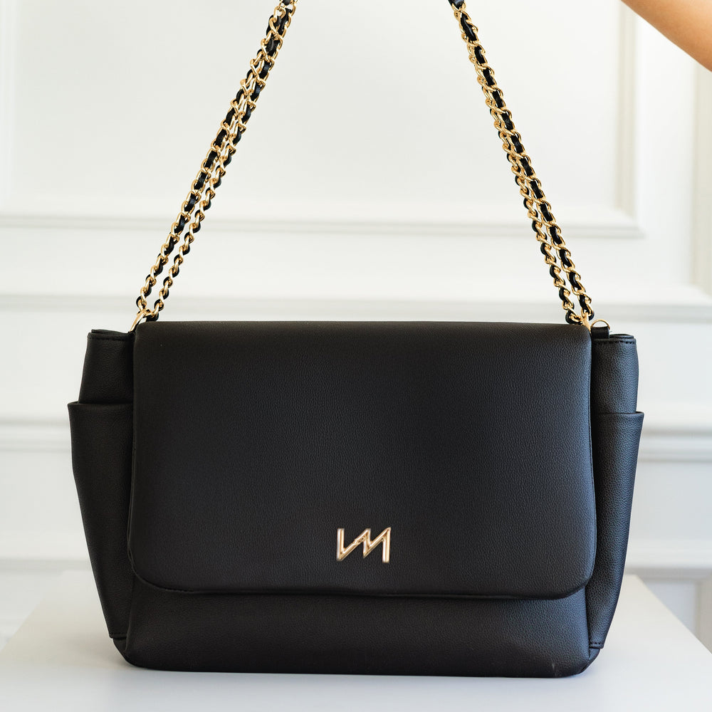 Bolso maternal Kate Ella Negro