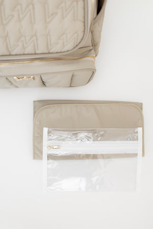 Mochila maternidade  2 em 1 Urban Chic Bege