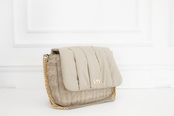 Bolsa maternidade Kate  Urban Chic Bege - Pronta Entrega