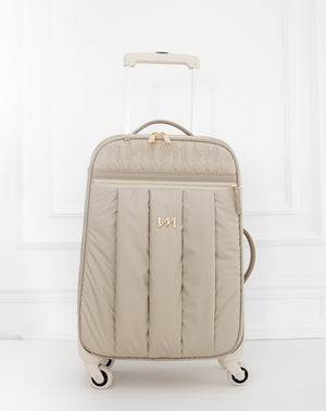 Mala maternidade de Rodinhas Urban Chic Bege