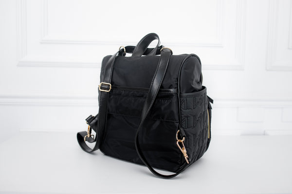 Mochila maternidade 2 em 1 Urban Chic Preto