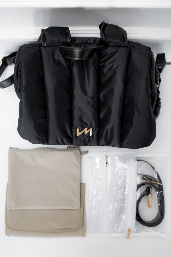 Mochila maternidade  Mummy Urban Chic Preto