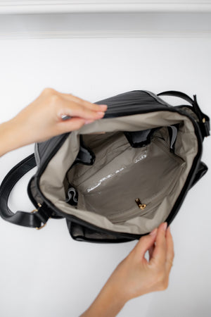 Bolsa maternidade Louise Mini Urban Chic Preto