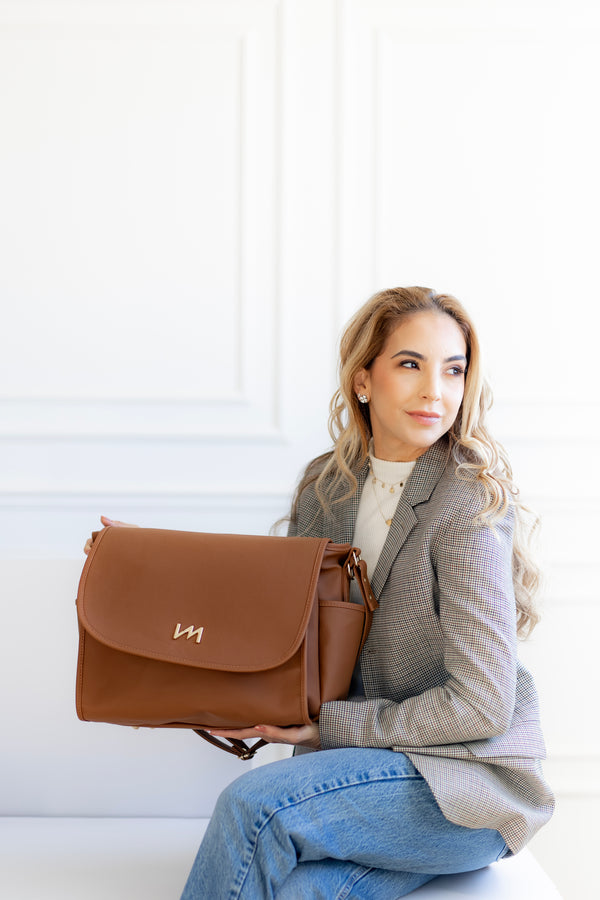 Bolsa maternidade Louise Ella Caramelo