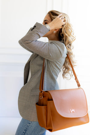 Bolsa maternidade Louise Ella Caramelo