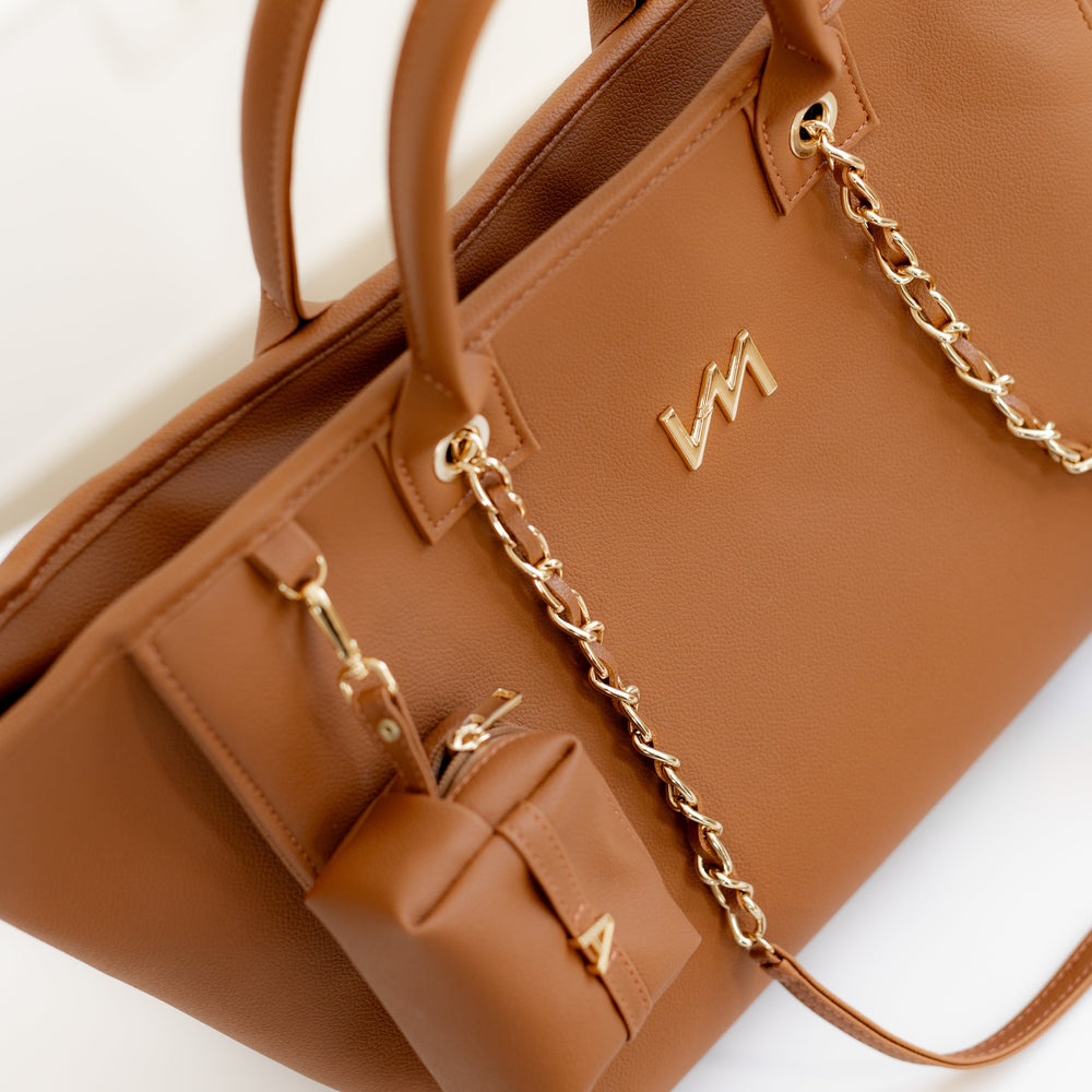 Bolsa Maternal Cloé Ella Caramelo