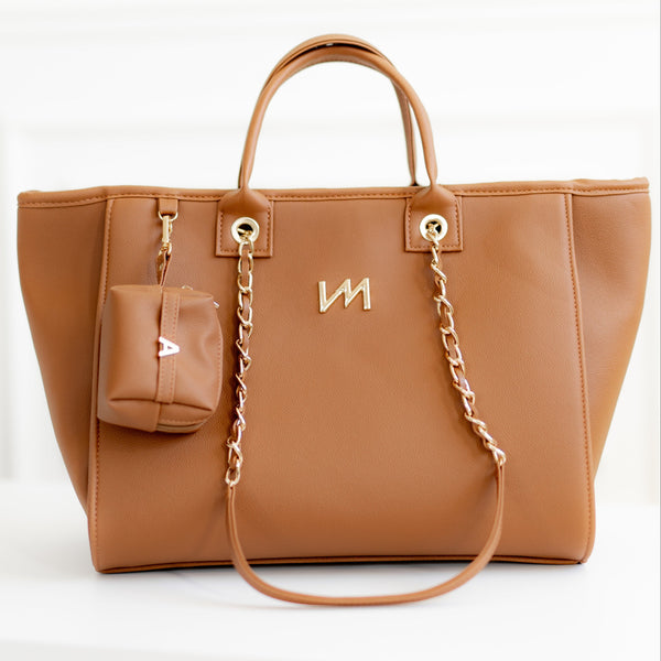 Bolsa Maternal Cloé Ella Caramelo