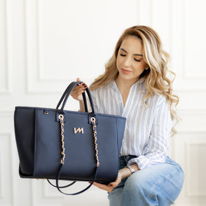 Bolso Maternal Cloé Ella Marino - Entrega Inmediata