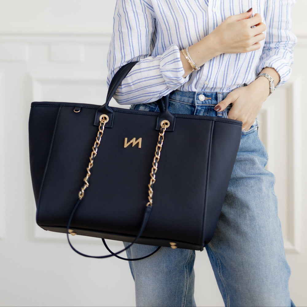 Bolso Maternal Cloé Ella Marino - Entrega Inmediata