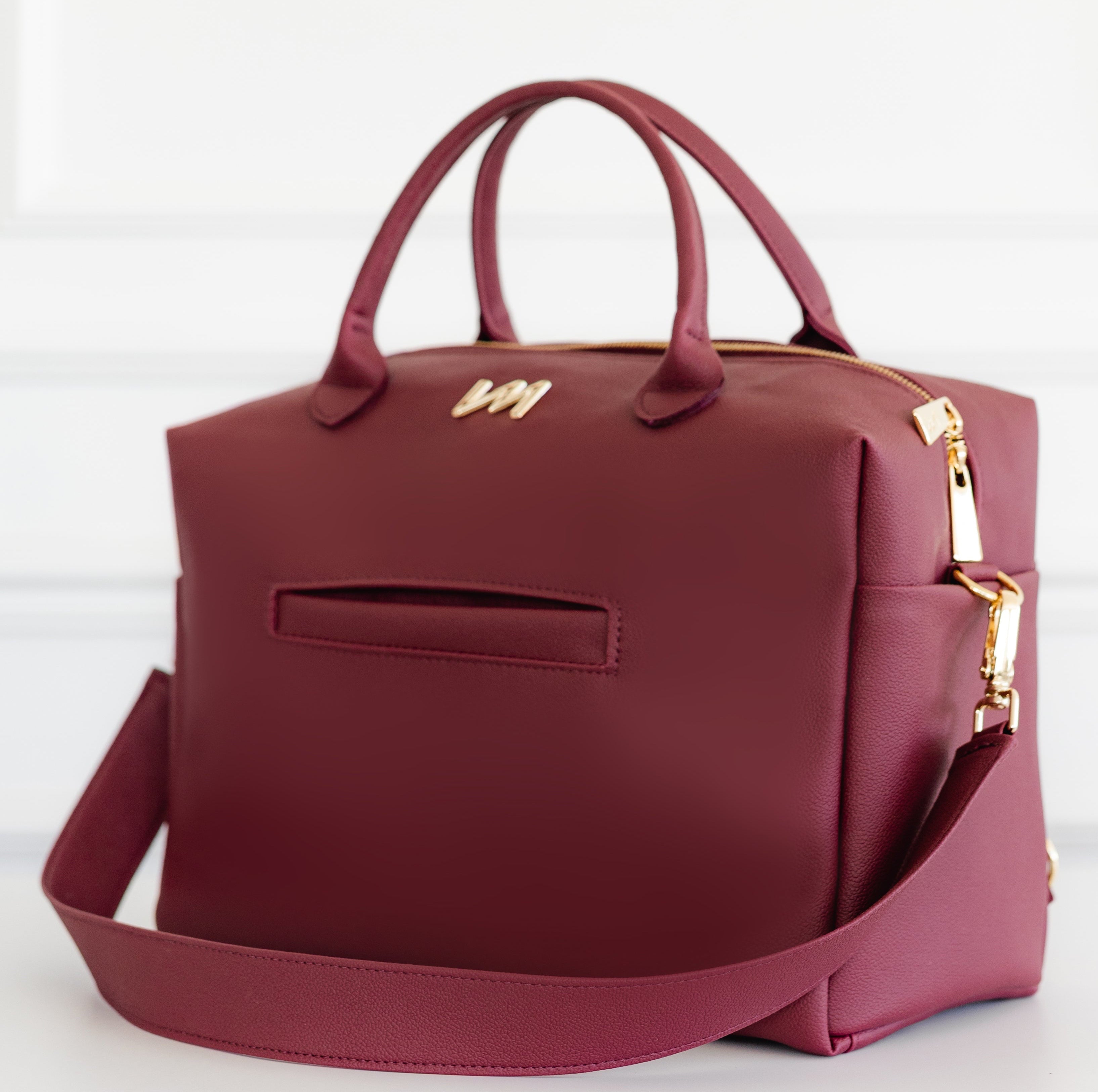 Bolso Maternal Madison Ella Borgoña