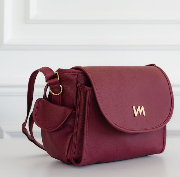 Bolsa de maternidad Louise Mini Ella Burdeos