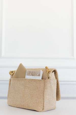 Bolso maternal Kate Trenzado Paja