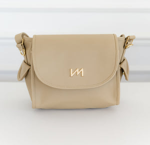 Bolso de maternidad Louise Mini Ella Beige - Listo para entregar