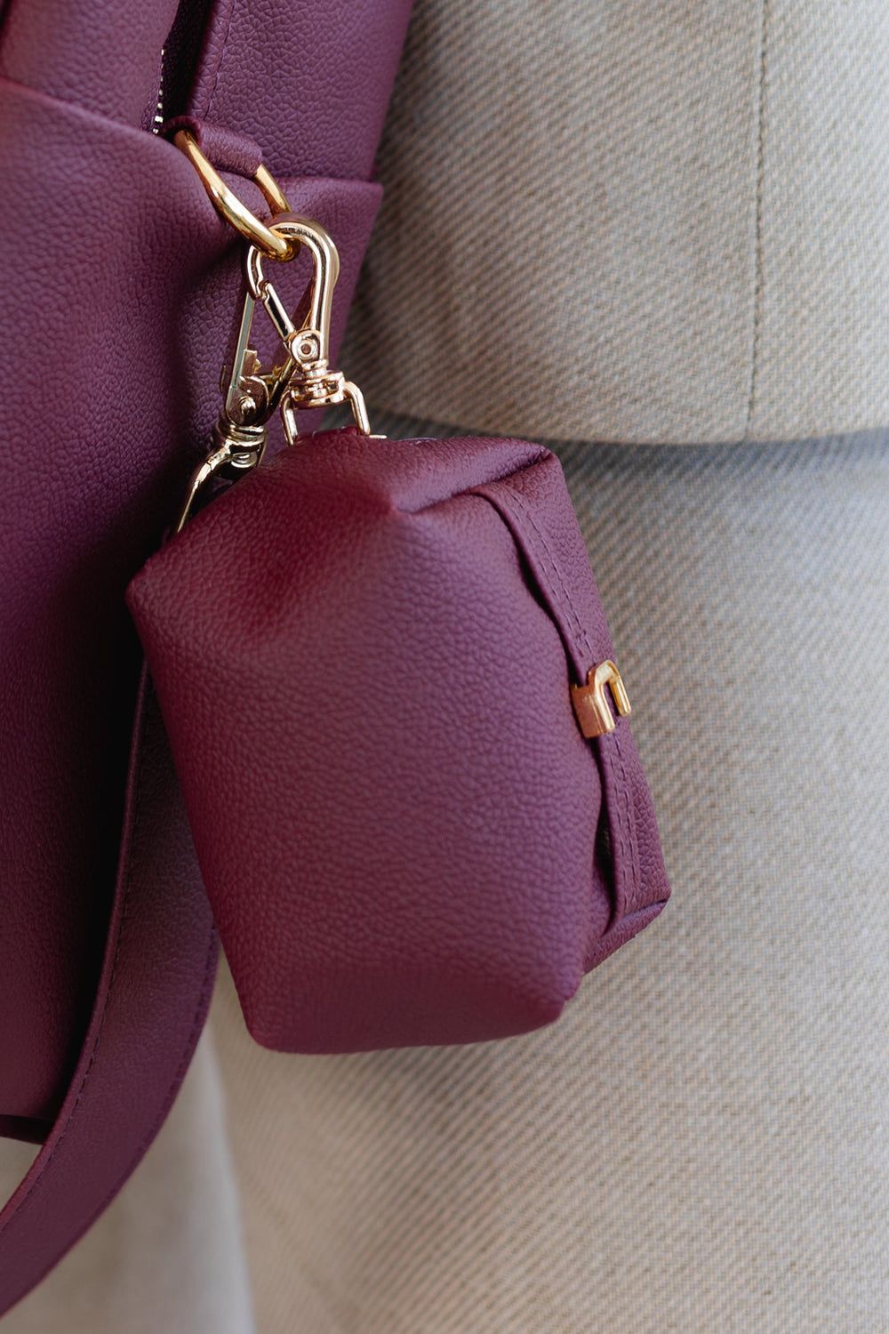 Portachupetes Ella Bordó