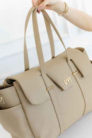 Bolso Maternal Cleo Ella Beige - Entrega Inmediata