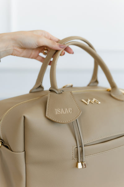 Colgante Ella Nombre Beige