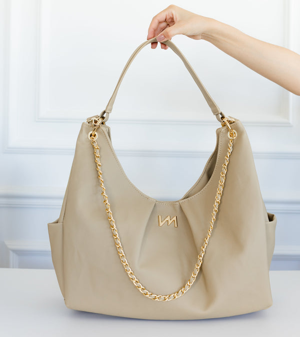 Bolsa Maternidade Madeleine Ella Bege