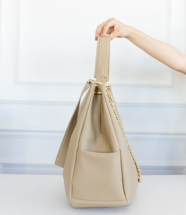 Bolsa Maternidade Madeleine Ella Bege