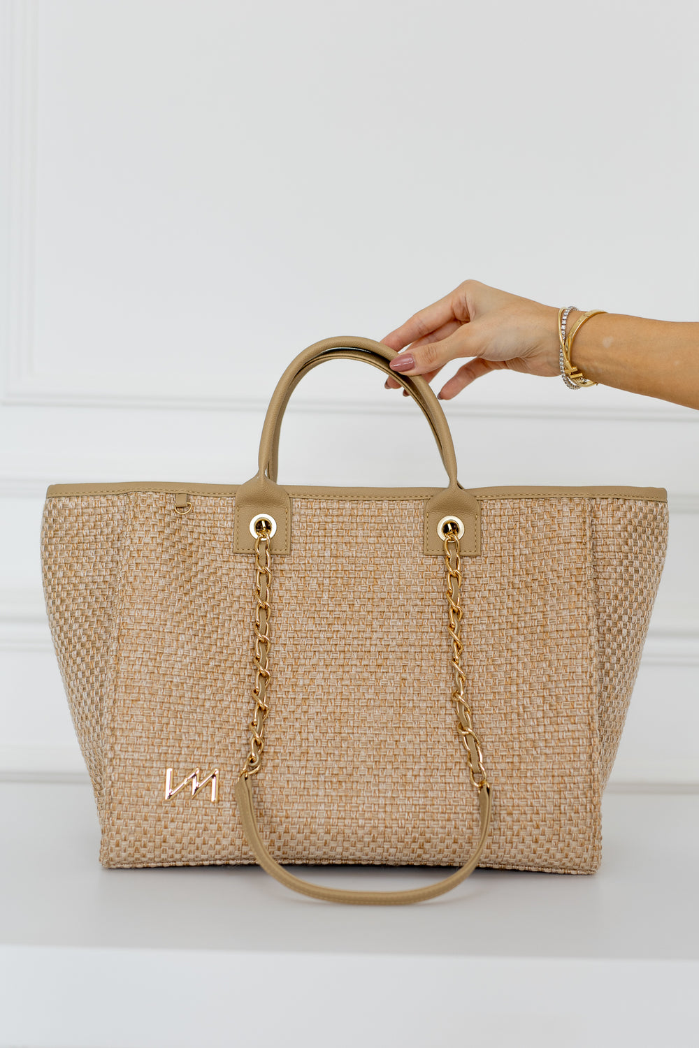 Bolso Maternal Cloé Tresse Paja