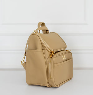 Mochila de maternidad 2 en 1 Ella Beige