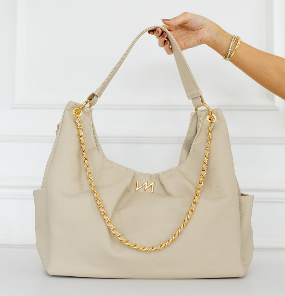 Bolso Maternal Madeleine Ella Off White - Entrega Inmediata