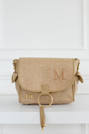 Bolso de maternidad Louise Trenzado Paja