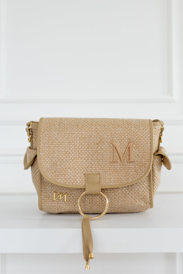 Bolso de maternidad Louise Trenzado Paja