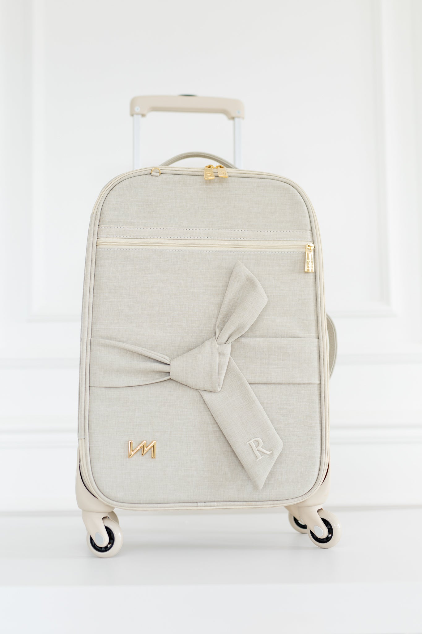 Maleta maternidad con ruedas Nós Beige