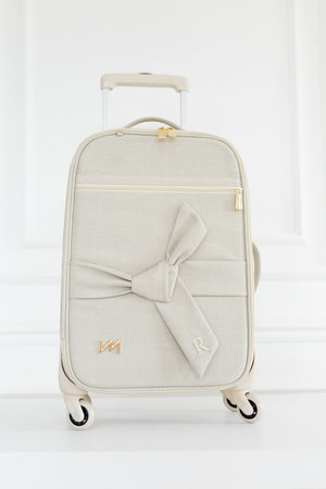 Maleta maternidad con ruedas Nós Beige