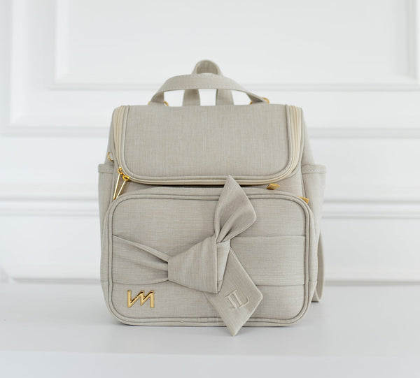 Mochila de maternidad 2 en 1 Nós Beige