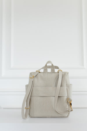 Mochila de maternidad 2 en 1 Nós Beige