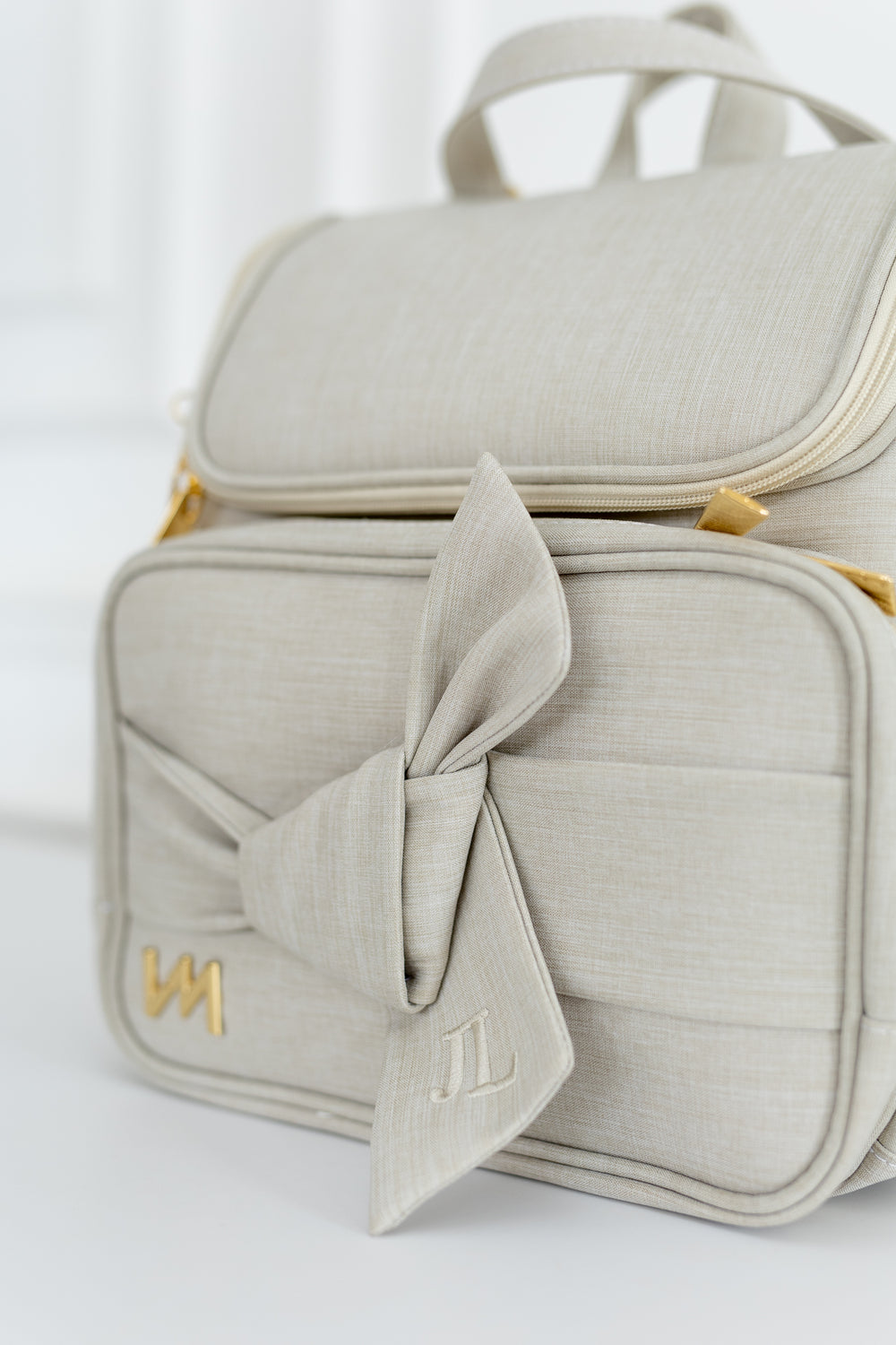 Mochila de maternidad 2 en 1 Nós Beige