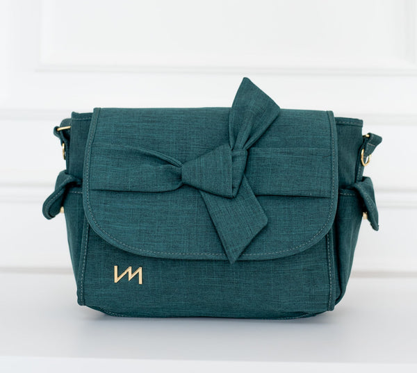 Bolso maternal Louise Nudos Verde