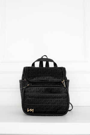 Kit Bolsas Maternidade Origem Preto - Mala de rodinhas, Bolsa Cleo, Mochila 2 em 1, Frasqueira térmica e Trocador portátil