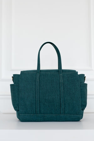 Kit Bolsas Maternidad Nosotros Verde - Maleta de ruedas y Bolso Cleo