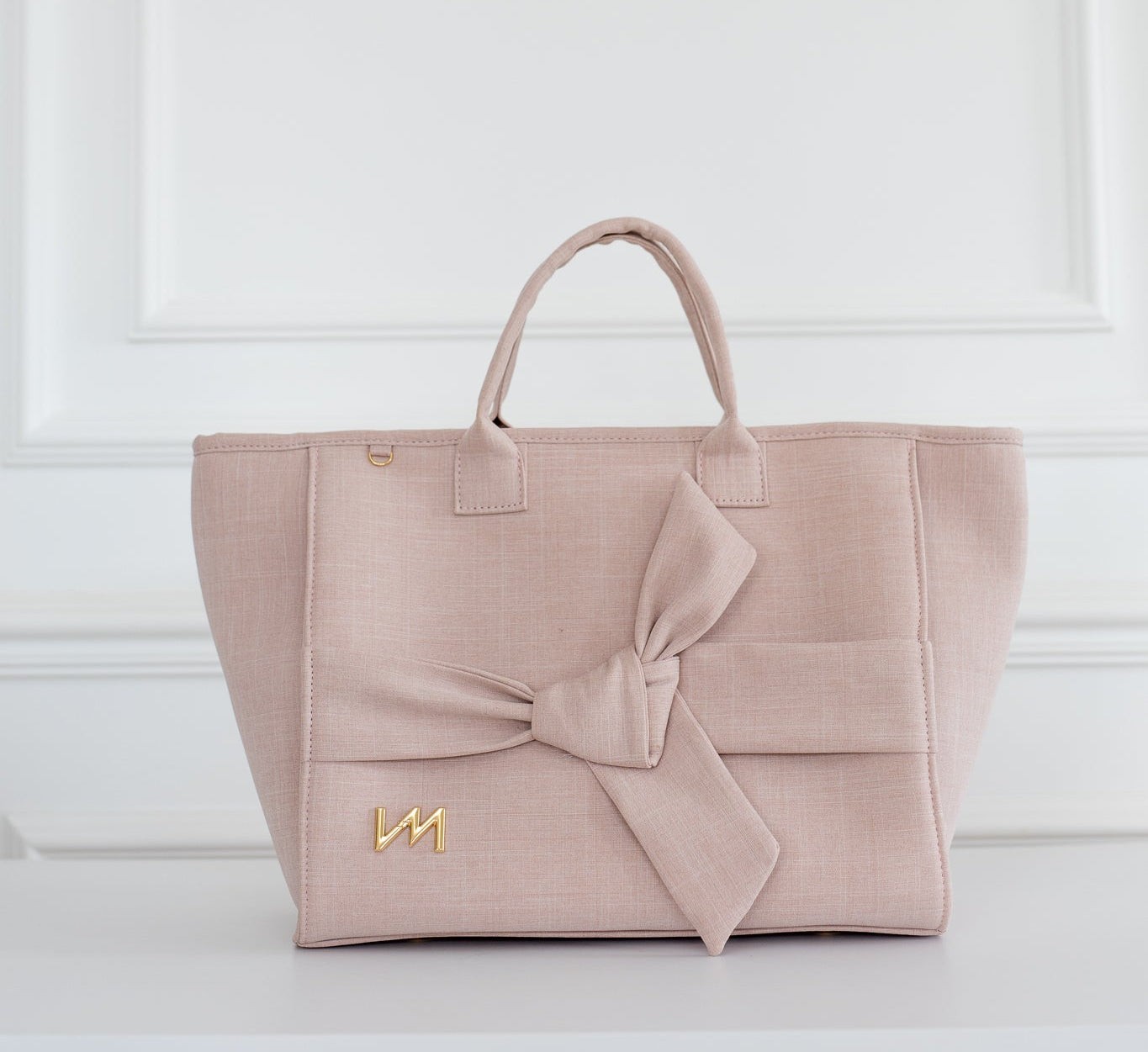 Bolso Maternal Cloé Nudos Rosé