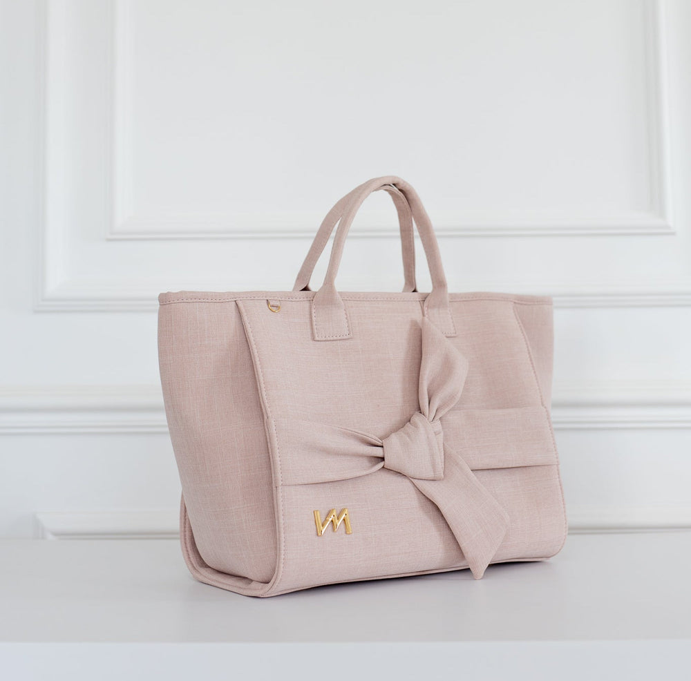 Bolso Maternal Cloé Nudos Rosé