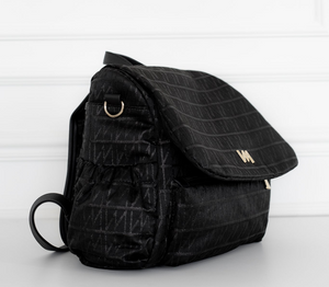 Mochila maternidade Mummy tweed preto