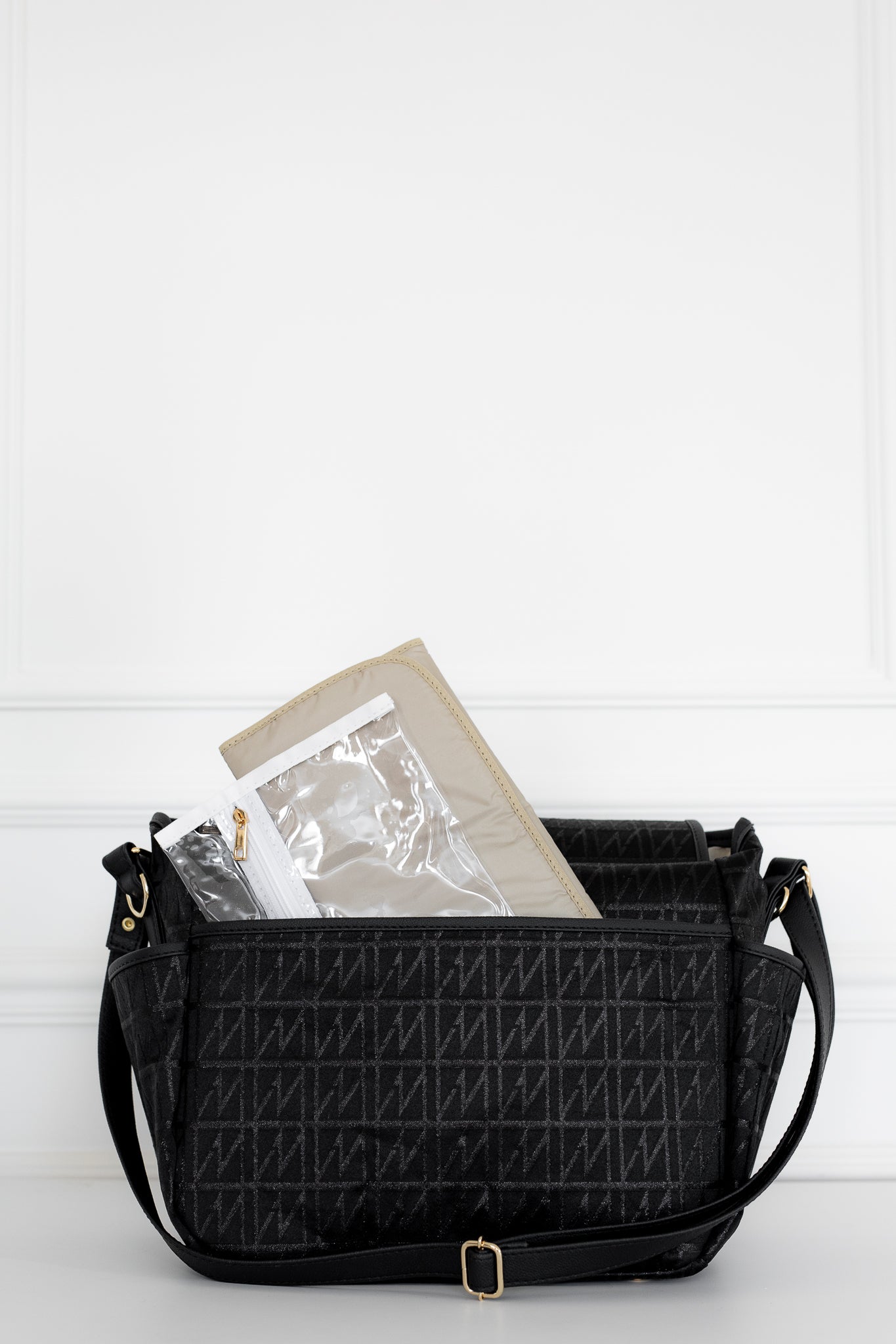 Bolso maternal Louise Origem Negro