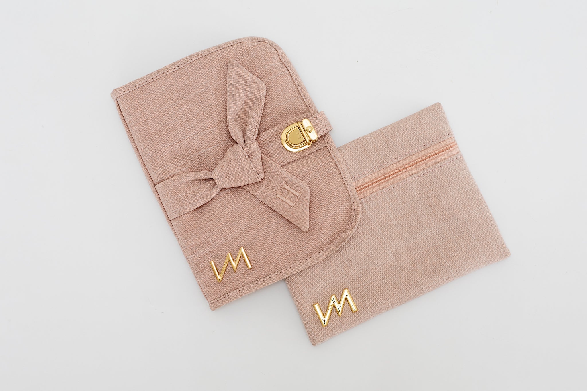 Kit Porta Documentos Nous Rosé