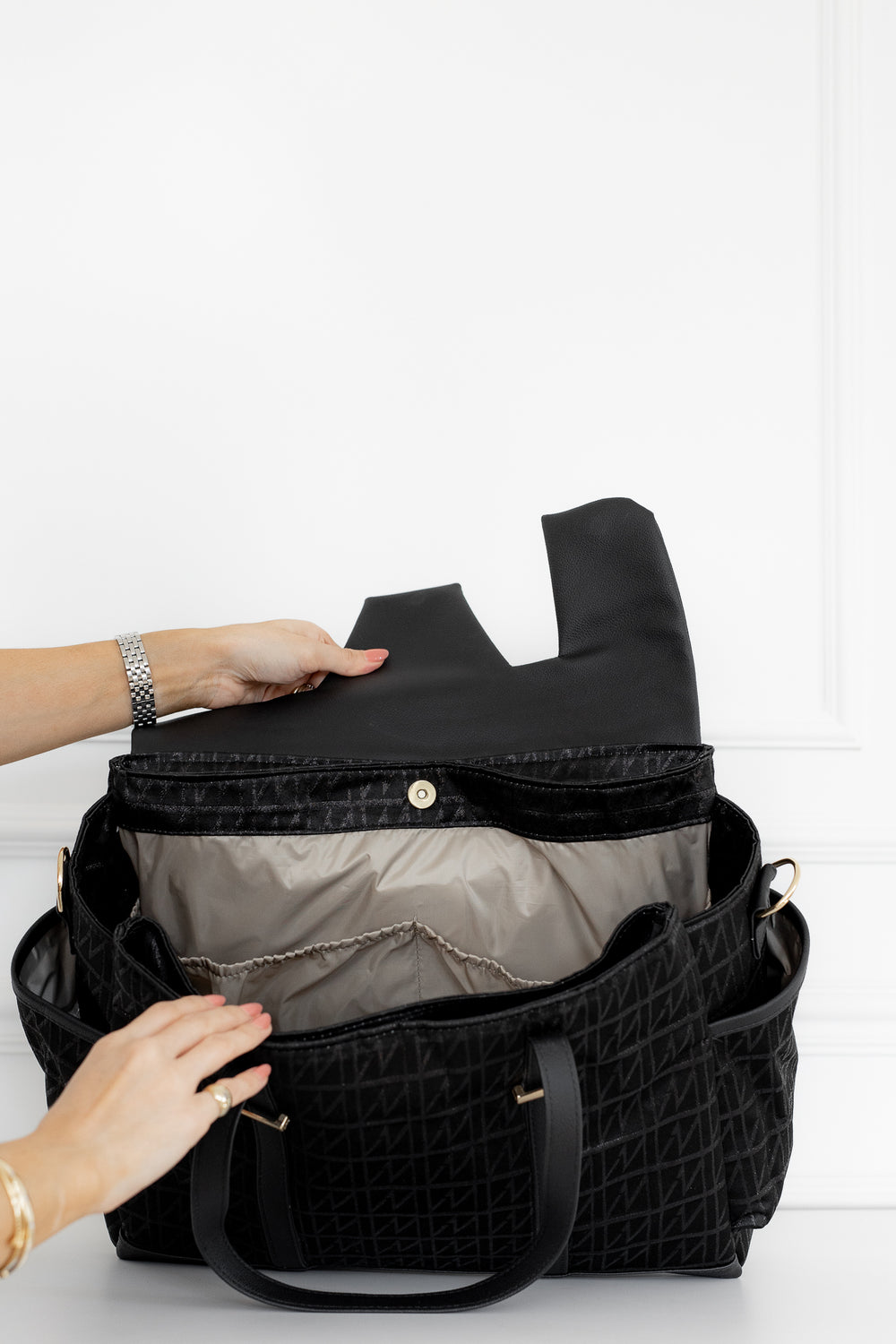 Bolso Maternal Cleo Origen Negro